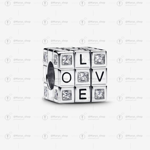 Pandora Moveable Toy Cube Charm|Pendant - Picture 1 of 2